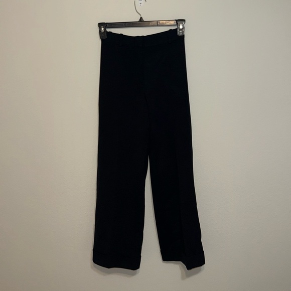 Aritzia | Babaton Black Wide Leg High Waisted Trousers Size: 0. B2 - Picture 1 of 7